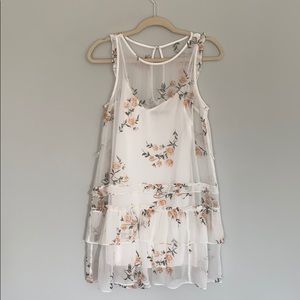 Floral Dress with Slip